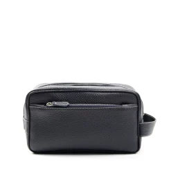 E.Marinella Beauty Case|BEAUTY CASE DA UOMO BLU In pelle martellata