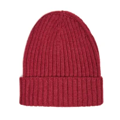 E.Marinella Cappelli|BERRETTO A COSTE BORDEAUX In cashmere
