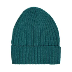 E.Marinella Cappelli|BERRETTO A COSTE VERDE SCURO In cashmere