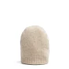 E.Marinella Cappelli|BERRETTO BICOLORE BIANCO E BEIGE In cashmere