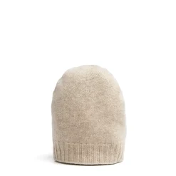 E.Marinella Cappelli|BERRETTO BICOLORE BIANCO E BEIGE In cashmere