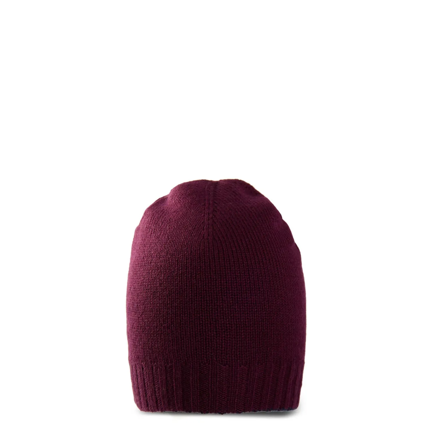 E.Marinella Cappelli|BERRETTO BICOLORE BORDEAUX In cashmere