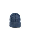 E.Marinella Cappelli|BERRETTO BLU A trecce in cashmere
