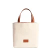 E.Marinella Tote Bag|BORSA BEACH In canvas e pelle liscia