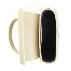 E.Marinella Mini Bag|BORSA CLEO BEIGE In pelle liscia
