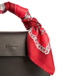 E.Marinella Mini Bag|BORSA CLEO NERA In pelle liscia
