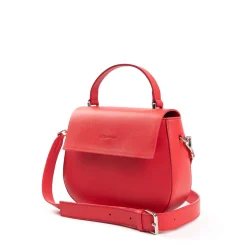 E.Marinella Mini Bag|BORSA CLEO ROSSA In pelle liscia