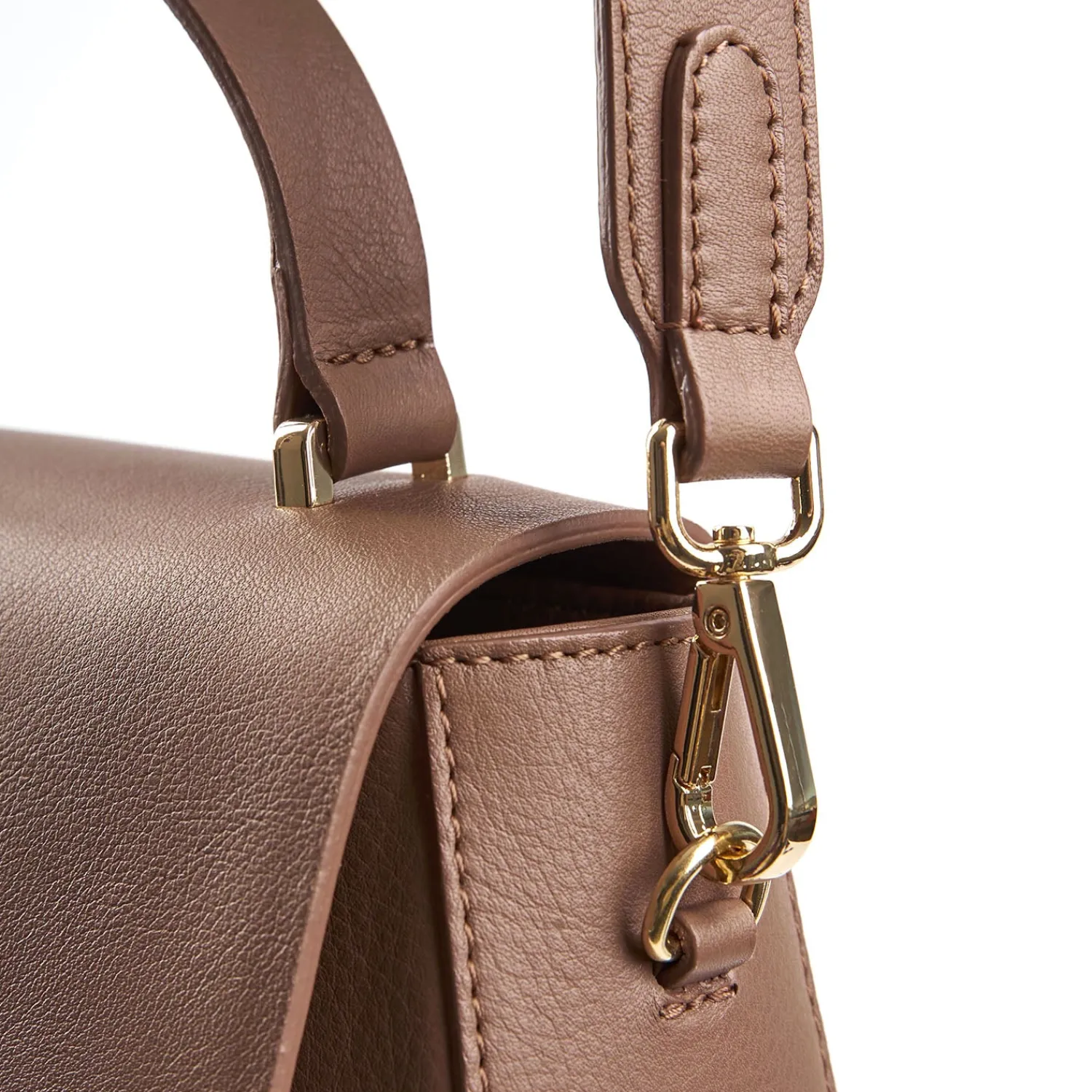 E.Marinella Mini Bag|BORSA CLEO TORTORA In pelle liscia