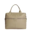 E.Marinella Borse Da Viaggio E Trolley|BORSA DA VIAGGIO BEIGE In pelle martellata