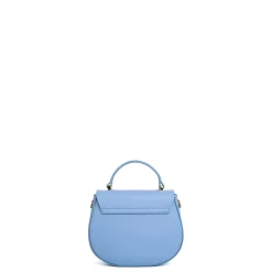E.Marinella Mini Bag|BORSA MINI CLEO AZZURRA In pelle liscia