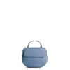 E.Marinella Mini Bag|BORSA MINI CLEO AZZURRO POLVERE In pelle liscia