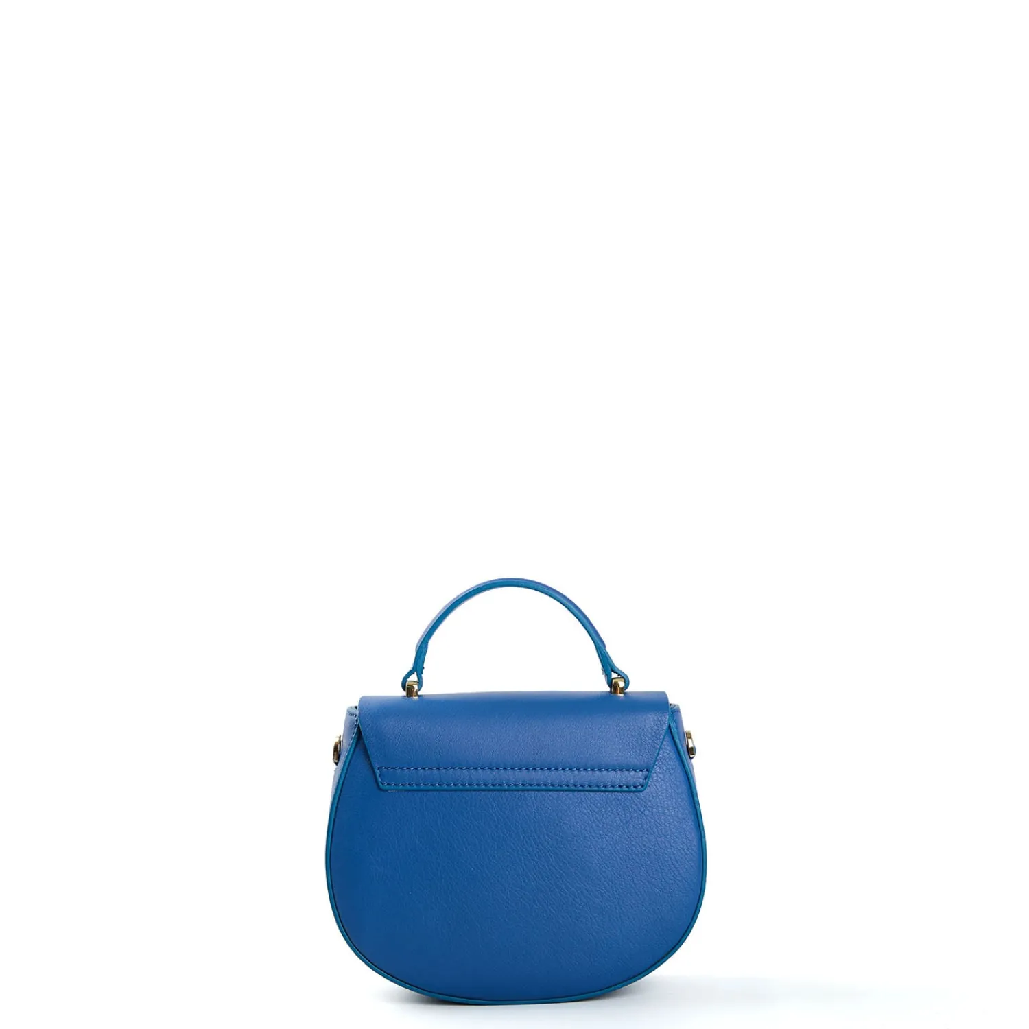 E.Marinella Mini Bag|BORSA MINI CLEO BLUETTE In pelle liscia