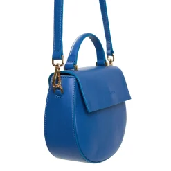 E.Marinella Mini Bag|BORSA MINI CLEO BLUETTE In pelle liscia