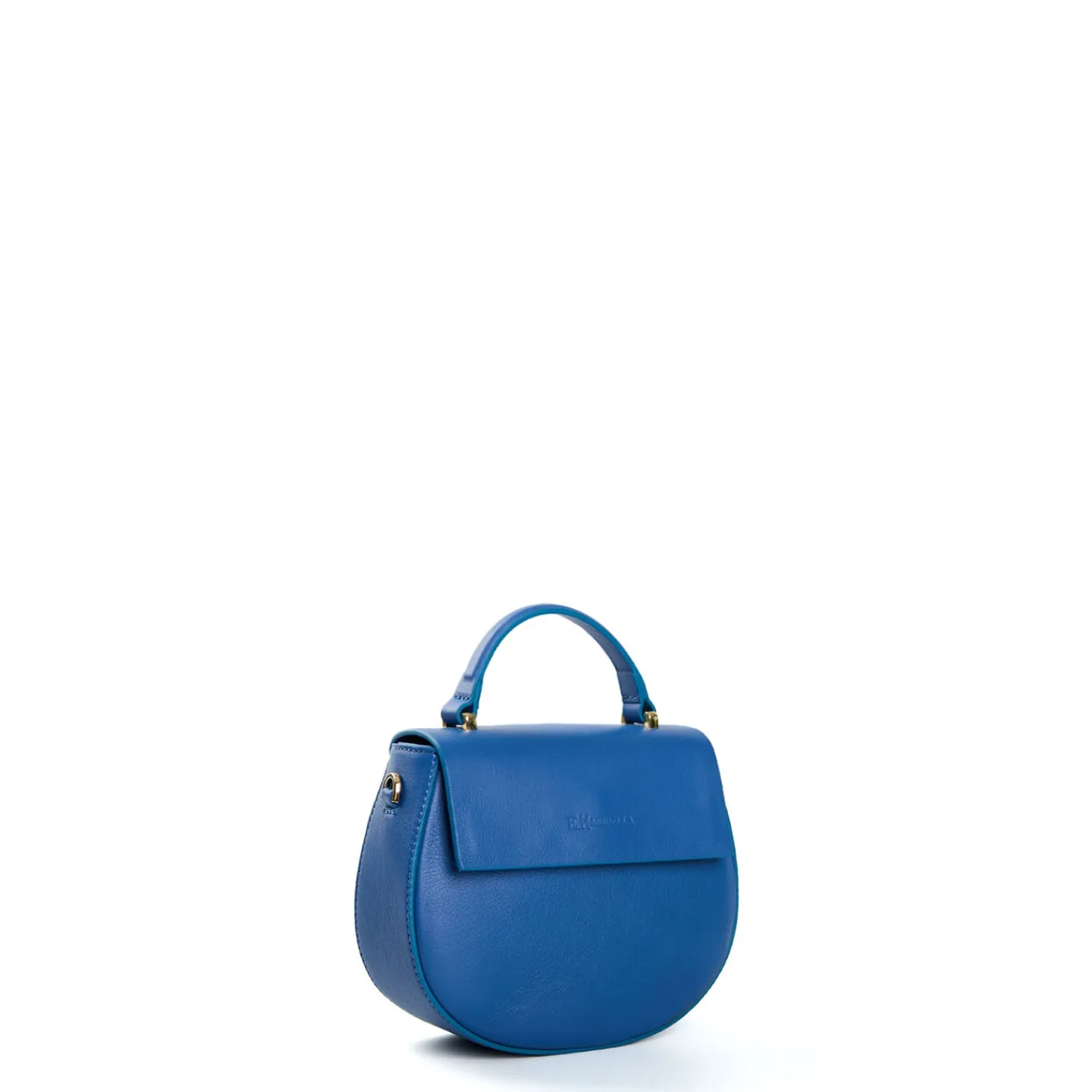 E.Marinella Mini Bag|BORSA MINI CLEO BLUETTE In pelle liscia