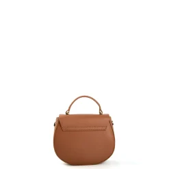 E.Marinella Mini Bag|BORSA MINI CLEO CUOIO In pelle liscia