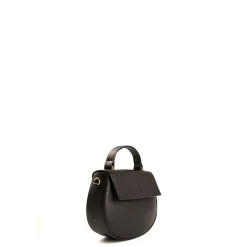 E.Marinella Mini Bag|BORSA MINI CLEO NERA In pelle liscia