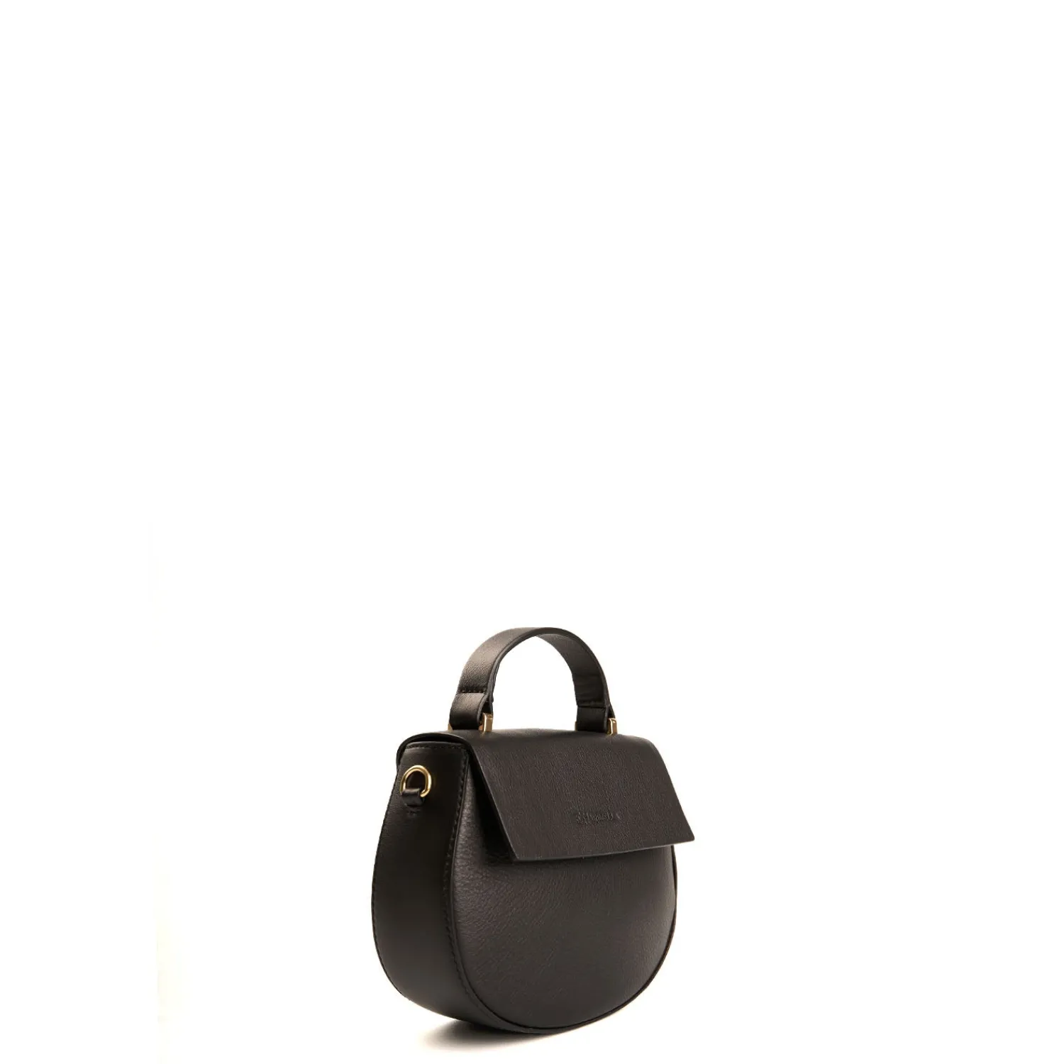 E.Marinella Mini Bag|BORSA MINI CLEO NERA In pelle liscia