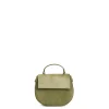 E.Marinella Mini Bag|BORSA MINI CLEO VERDE OLIVA In camoscio e cavallino
