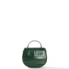 E.Marinella Mini Bag|BORSA MINI CLEO VERDE Stampa coccodrillo