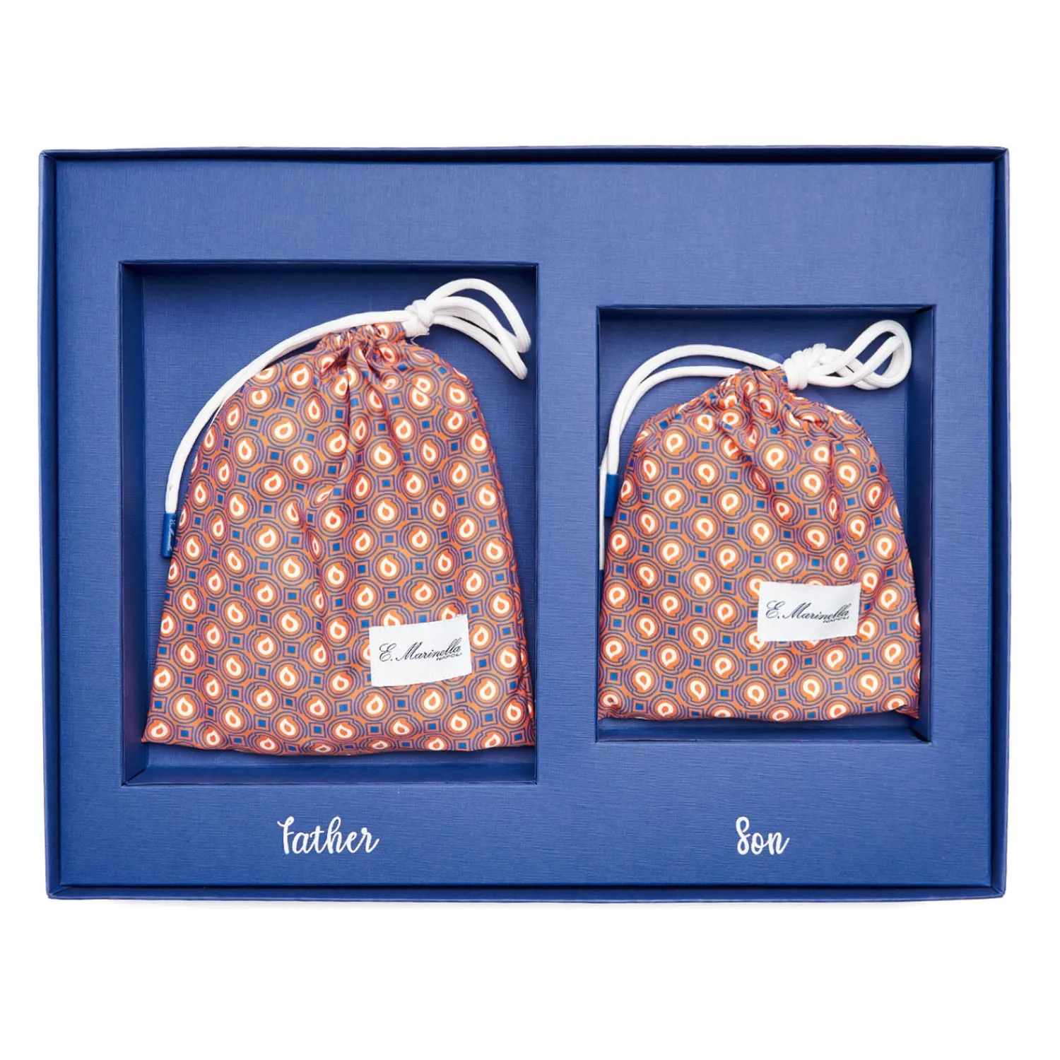 E.Marinella Costumi Da Bimbo|Box Father & Son – Costume Abbinato per Papà e Figlio Paisley