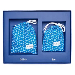 E.Marinella Costumi Da Bimbo|Box Father & Son – Costume Abbinato per Papà e Figlio Macrofantasia fiore