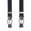 E.Marinella Bretelle|BRETELLE EM BLU Con micro pois rossi