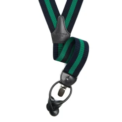 E.Marinella Bretelle|BRETELLE EM BLU SCURO E VERDE Rigata