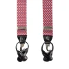 E.Marinella Bretelle|BRETELLE EM BORDEAUX Microfantasia fiore