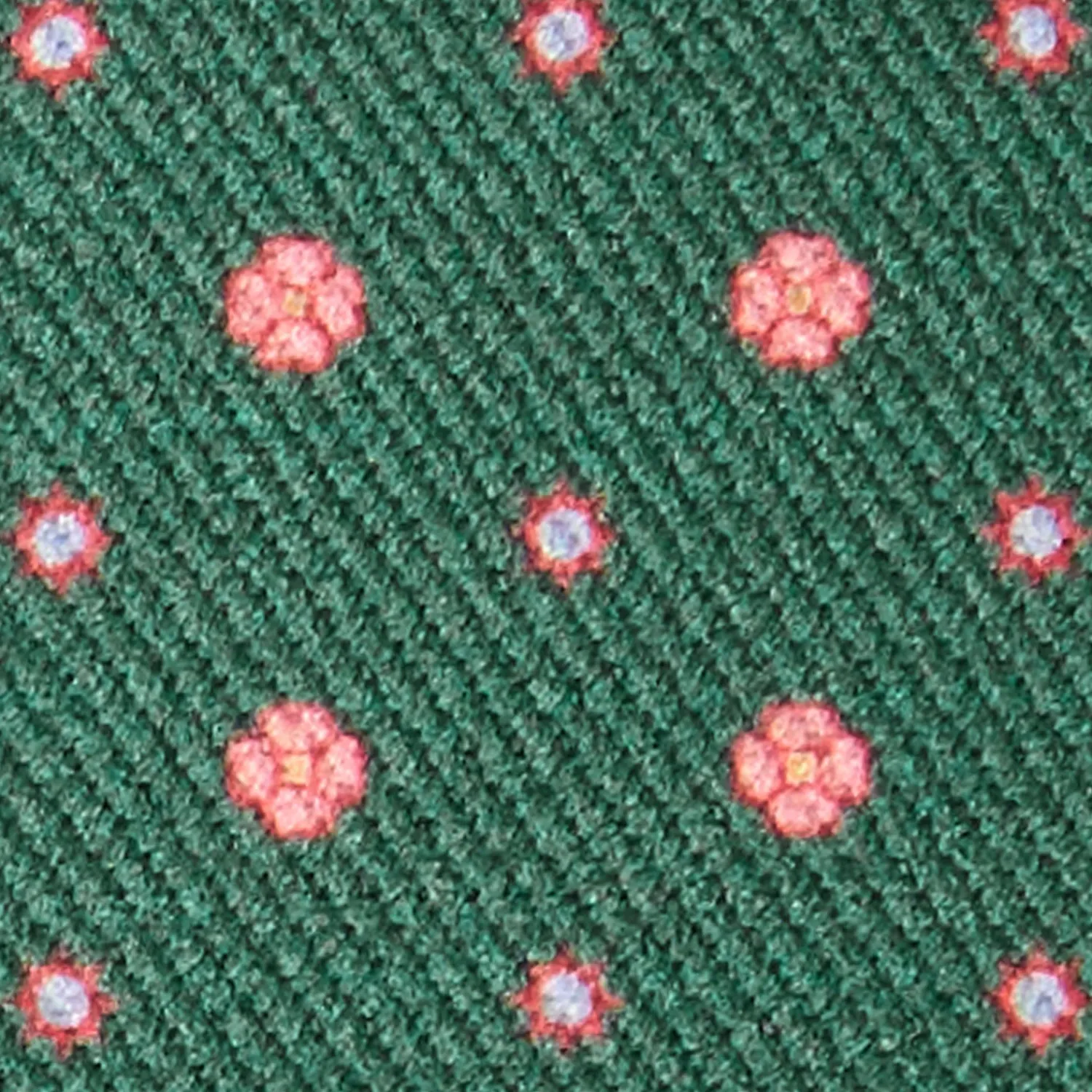 E.Marinella Bretelle|BRETELLE EM VERDE SCURO Microfantasia fiore