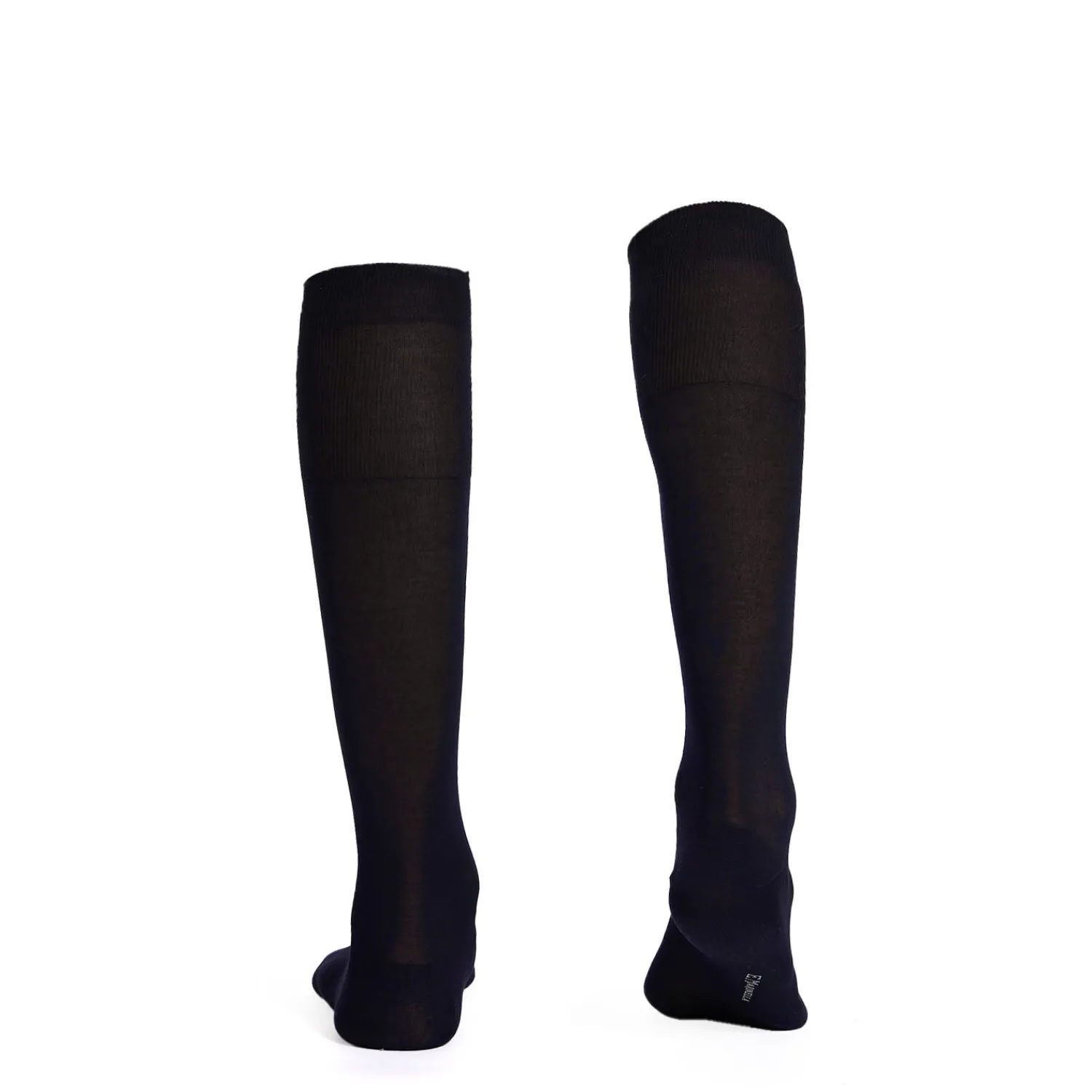 E.Marinella Accessori Per Lo Sposo|Accessori Per Il Padre Degli Sposi|CALZINO LUNGO BLU SCURO In chiffon
