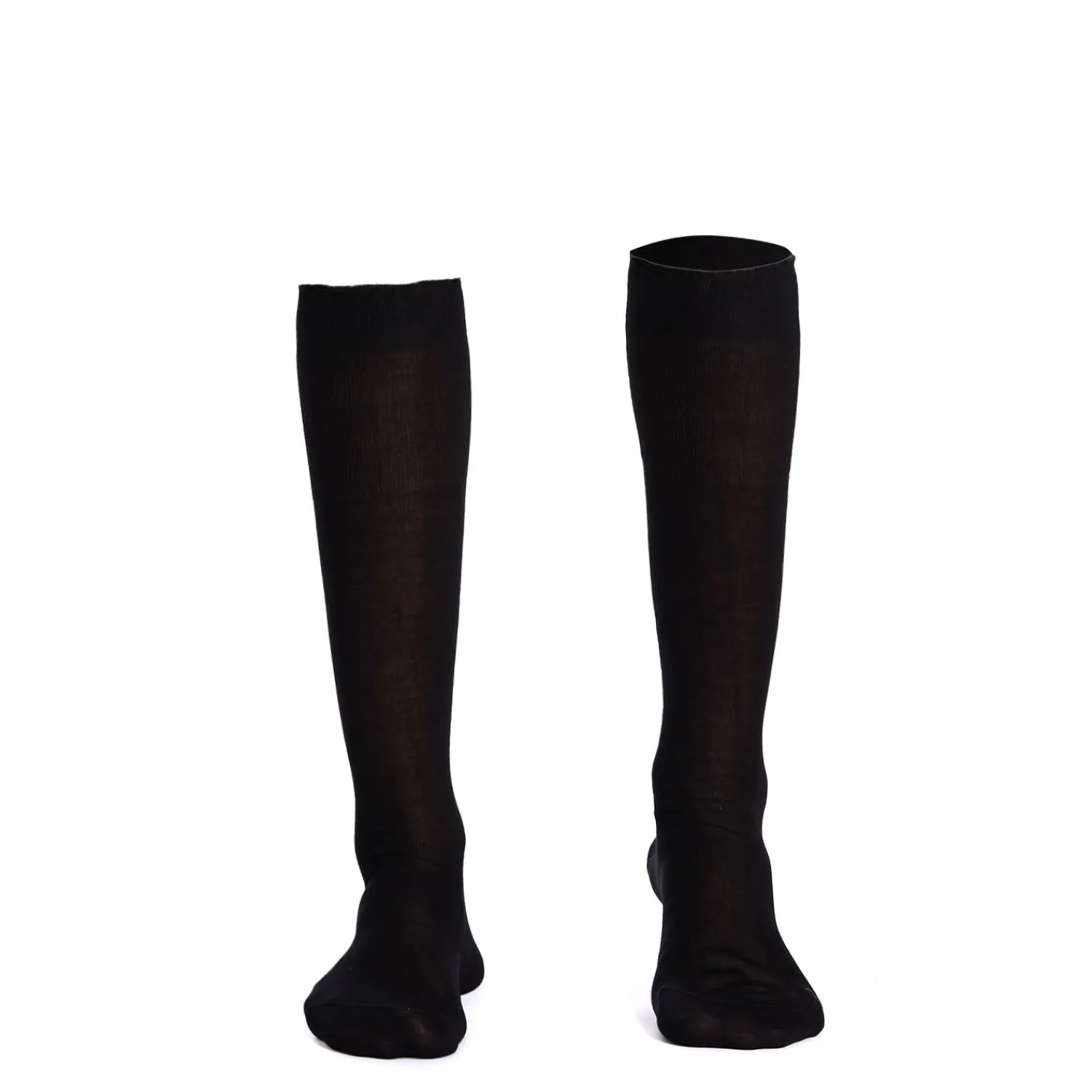 E.Marinella Accessori Per Lo Sposo|Accessori Per Il Padre Degli Sposi|CALZINO LUNGO NERO In chiffon