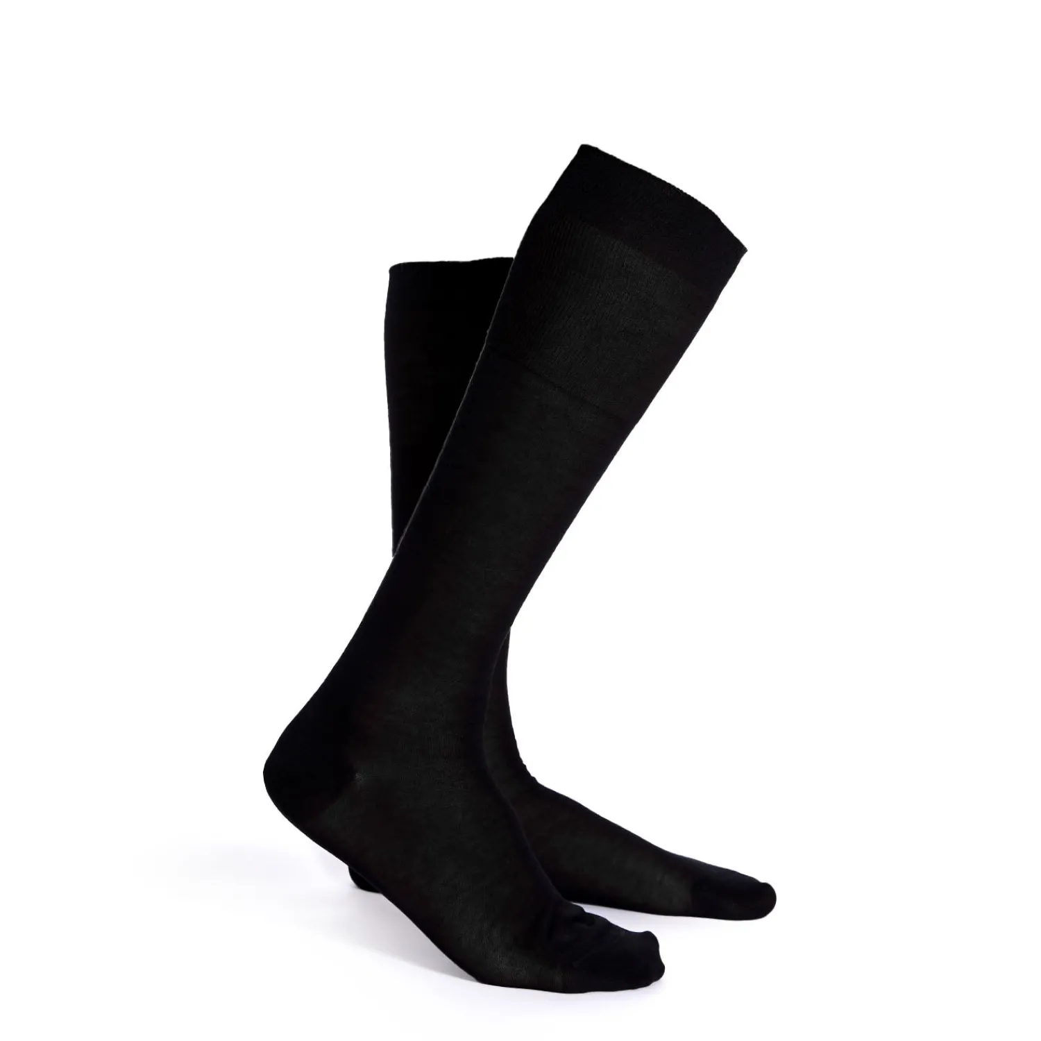 E.Marinella Accessori Per Lo Sposo|Accessori Per Il Padre Degli Sposi|CALZINO LUNGO NERO In chiffon