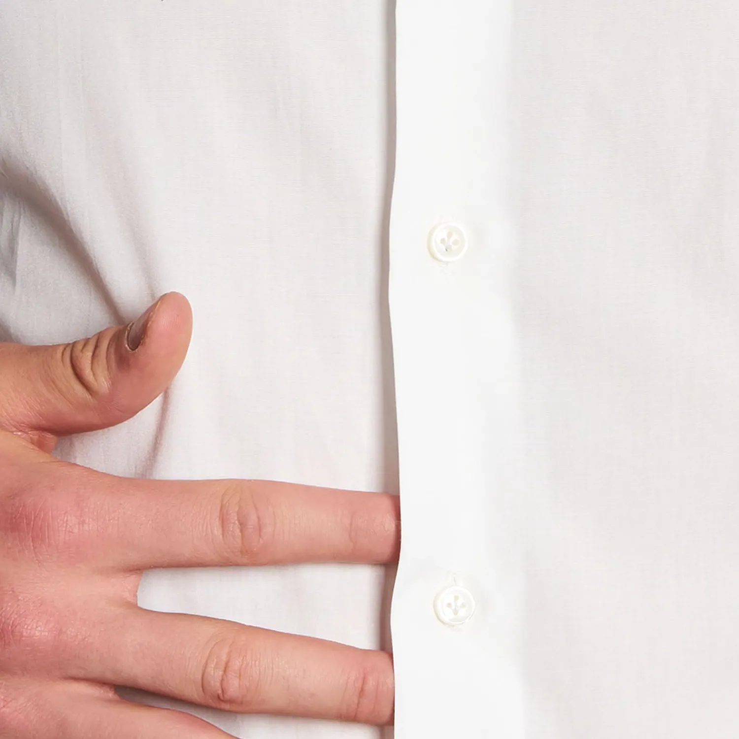 E.Marinella Accessori Per Lo Sposo|Accessori Per Il Padre Degli Sposi|CAMICIA CERIMONIA POLSO GEMELLI REGULAR In cotone super popeline