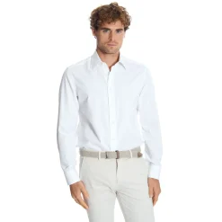E.Marinella Accessori Per Il Padre Degli Sposi|Accessori Per I Testimoni|CAMICIA CLASSICA BIANCA REGULAR In cotone popeline