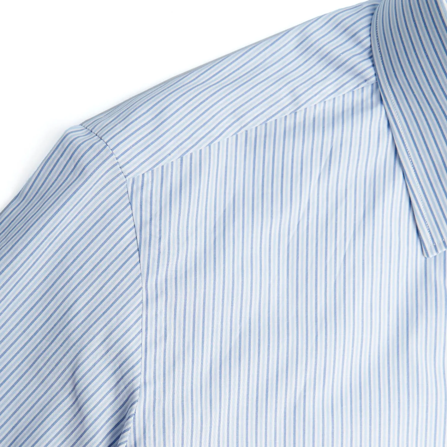 E.Marinella Camicie In Cotone|CAMICIA CLASSICA DOPPIA RIGA REGULAR In cotone popeline