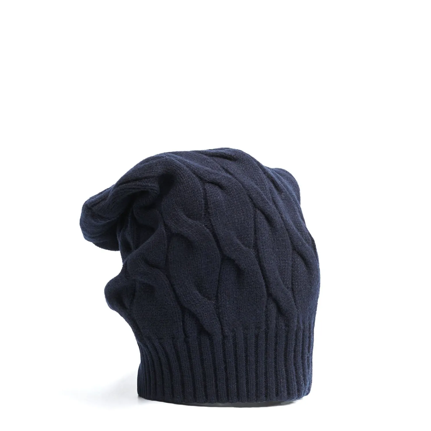 E.Marinella Cappelli|CAPPELLO A TRECCE BLU In lana