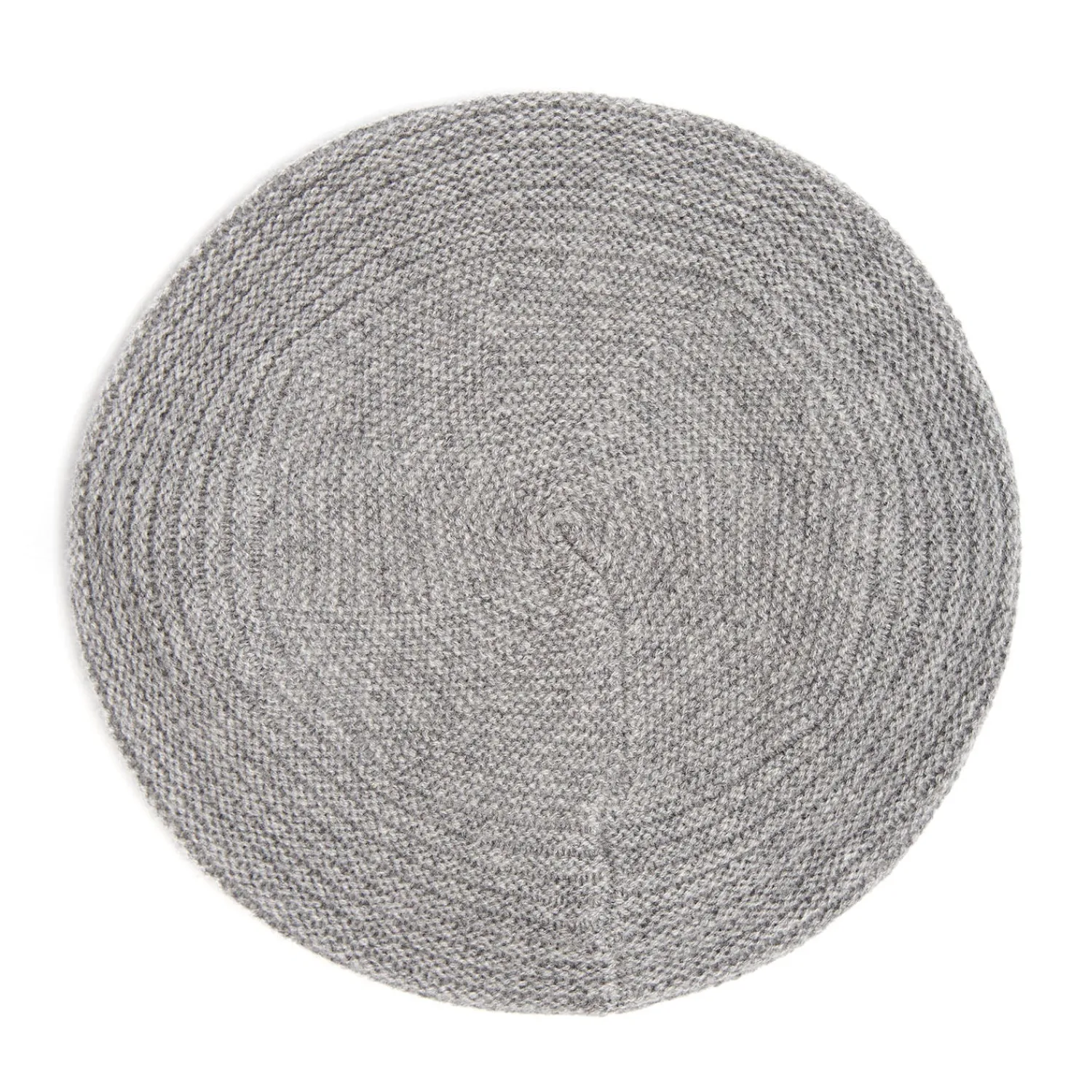 E.Marinella Cappelli|CAPPELLO BASCO A RIGHE GRIGIO In cashmere