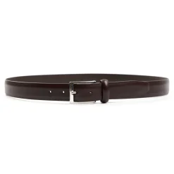 E.Marinella Cinture|CINTURA CLASSICA COLOR TESTA MORO In pelle 30 mm