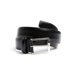E.Marinella Cinture|Accessori Per Lo Sposo|CINTURA CLASSICA NERA In pelle 30 mm