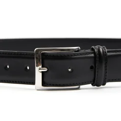 E.Marinella Cinture|Accessori Per Gli Invitati|CINTURA CLASSICA NERA In pelle 35 mm