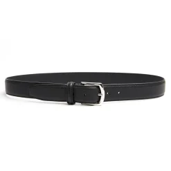 E.Marinella Cinture|CINTURA CLASSICA NERA In pelle martellata