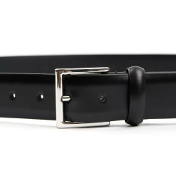 E.Marinella Cinture|Accessori Per Lo Sposo|CINTURA CLASSICA NERA In pelle 35 mm