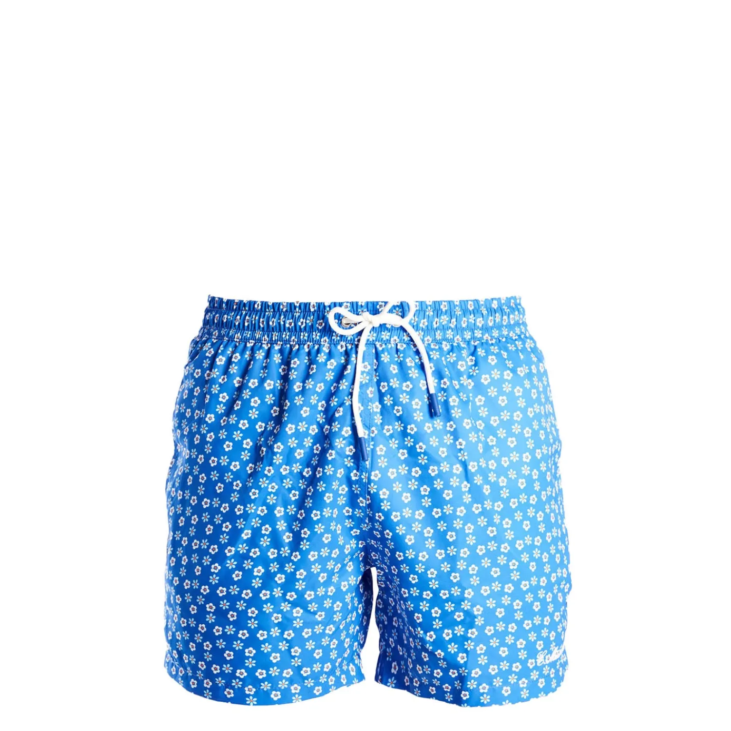 E.Marinella Costumi Da Bimbo|COSTUME BAMBINO AZZURRO Macrofantasia fiore