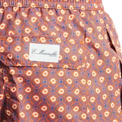 E.Marinella Costumi Da Uomo|COSTUME DA BAGNO ARANCIONE Paisley