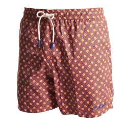E.Marinella Costumi Da Uomo|COSTUME DA BAGNO ARANCIONE Paisley