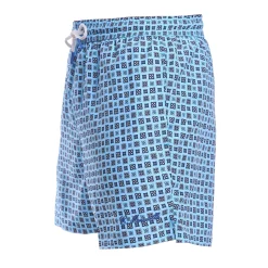 E.Marinella Costumi Da Uomo|COSTUME DA BAGNO AZZURRO Macrofantasia fiore