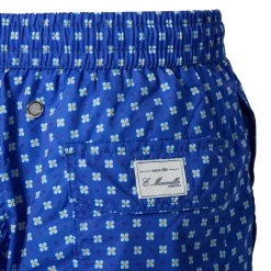 E.Marinella Costumi Da Uomo|COSTUME DA BAGNO BLUETTE Macrofantasia fiore