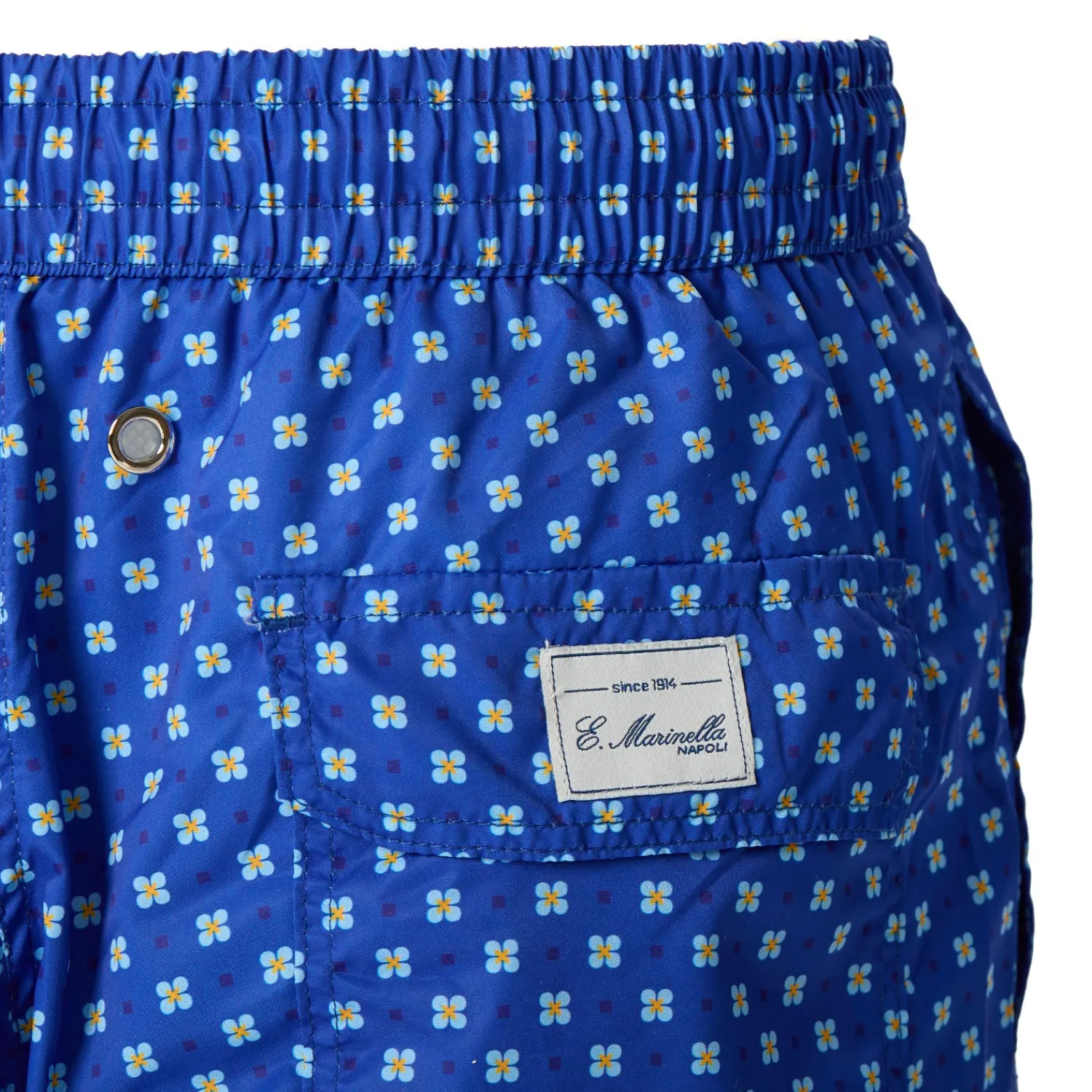 E.Marinella Costumi Da Uomo|COSTUME DA BAGNO BLUETTE Macrofantasia fiore