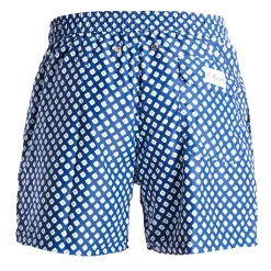 E.Marinella Costumi Da Uomo|COSTUME DA BAGNO BLU Macrofantasia fiore