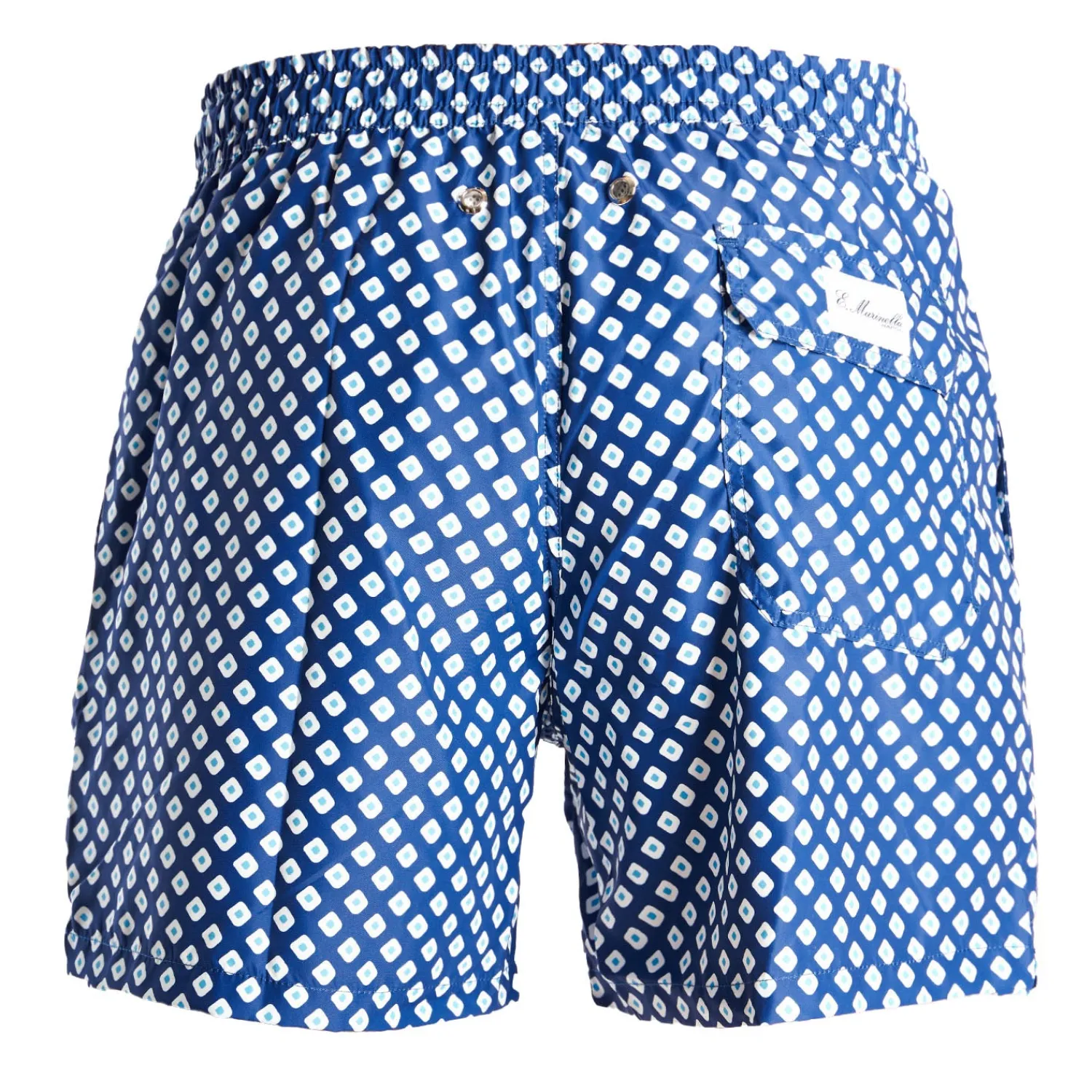 E.Marinella Costumi Da Uomo|COSTUME DA BAGNO BLU Macrofantasia fiore